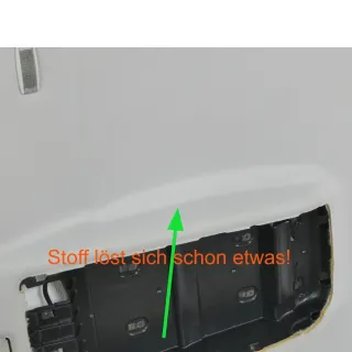 VW Touran Himmel Innenraum Decke Dachhimmel Dach oben 1T0867501CQ /S R grau - Bild 2