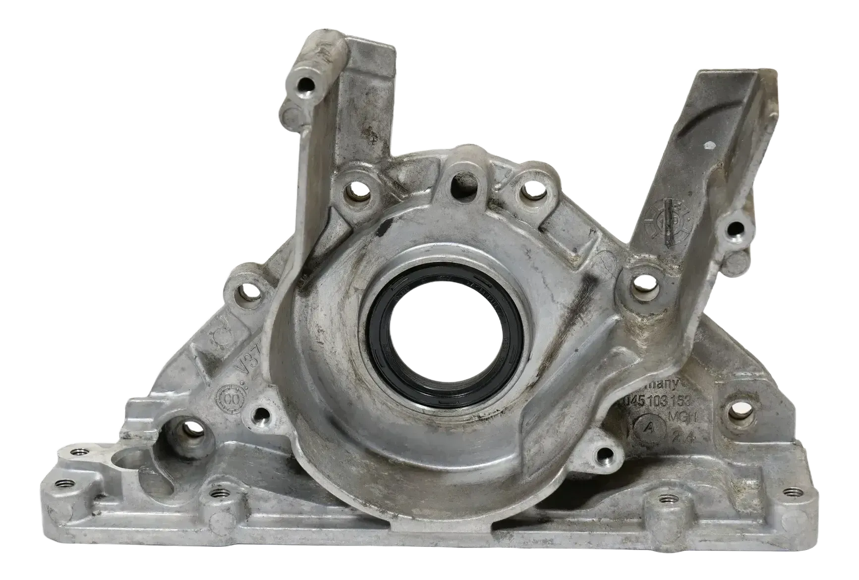 Audi Seat Skoda VW Polo 9N Lupo Dichtflansch Abdeckung Kurbelwelle 045103153A - Bild 1