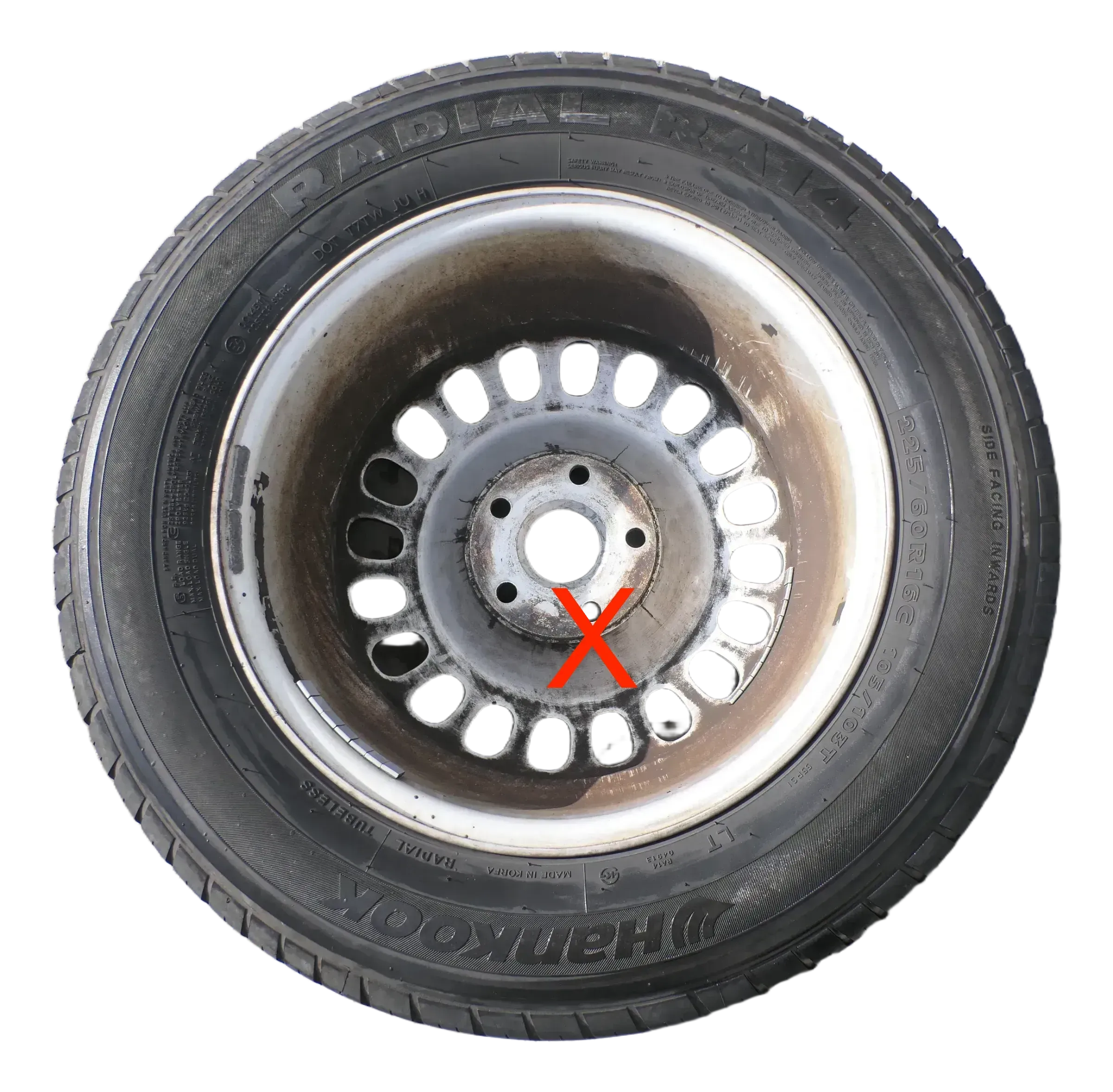 2x VW T4 T5 NUR Reifen 105/103 TH 225/60 R16C Sommerreifen  4-7mm - Bild 1