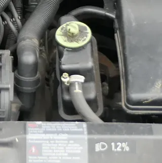 VW New Beetle Saugschlauch Servoschlauch Servoleitung 1C0422889E mit Behälter - Bild 1