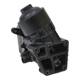 VW Polo 6R Ölfiltergehäuse mit Ölkühler Motor 1.2 TDI Common Rail CFWA ## - Bild 3