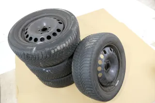 4x Ford S-Max Stahlfelgen 6,5Jx15 KBA 44960 0318  7,5 x 17 ET 55 235/55 R17 Zoll - Bild 5