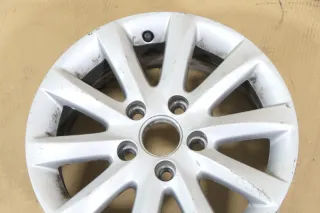 1x Felge Alufelge original VW Golf 5 Touran 6,5jx15H2 ET50 1K0601025CA Bristol - Bild 3