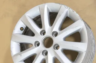 1x Felge Alufelge original VW Golf 5 Touran 6,5jx15H2 ET50 1K0601025CA Bristol - Bild 3