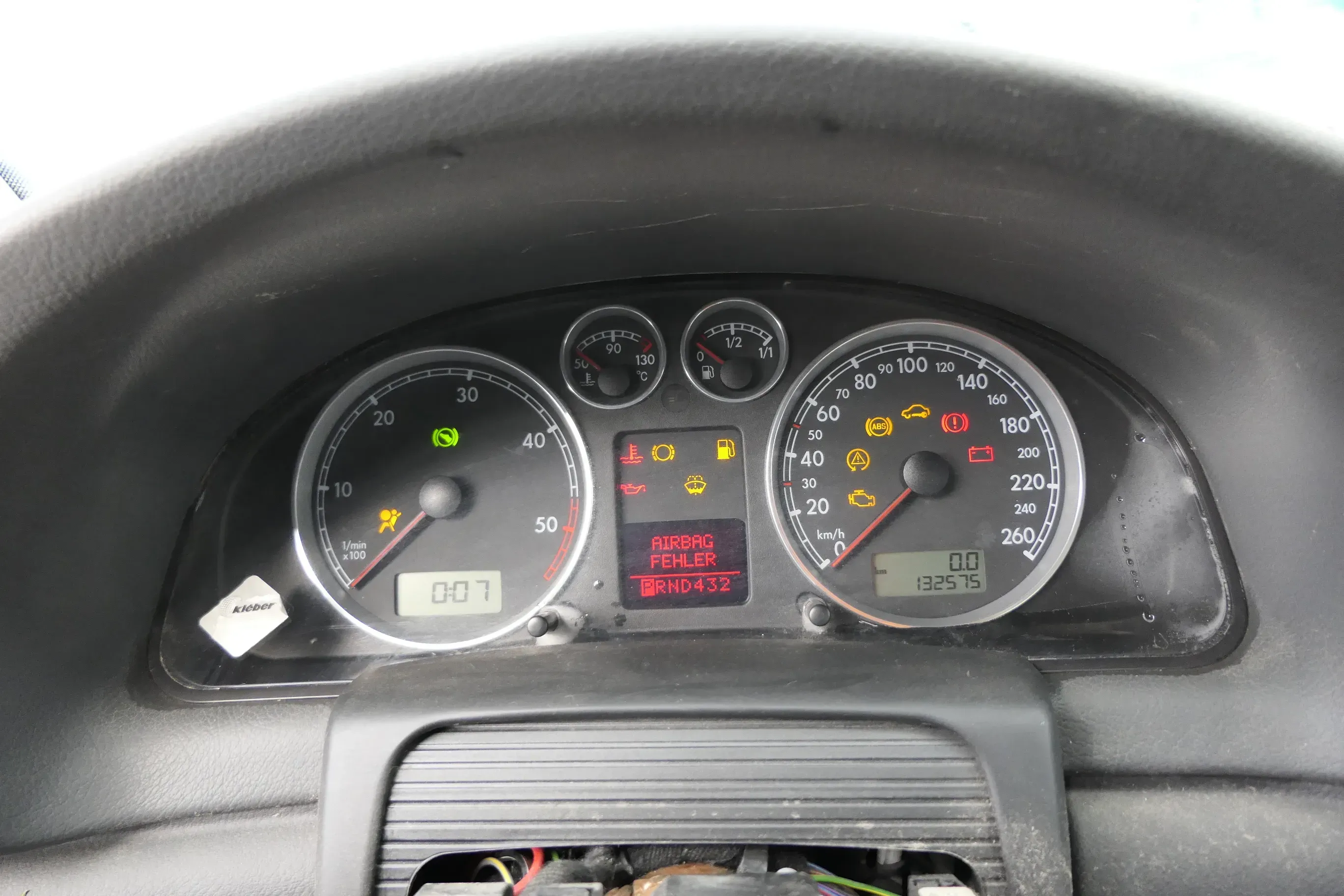 VW Passat 3BG Tacho Tachometer Kombiinstrument 135.000km 3B0920829A Diesel TDI - Bild 1
