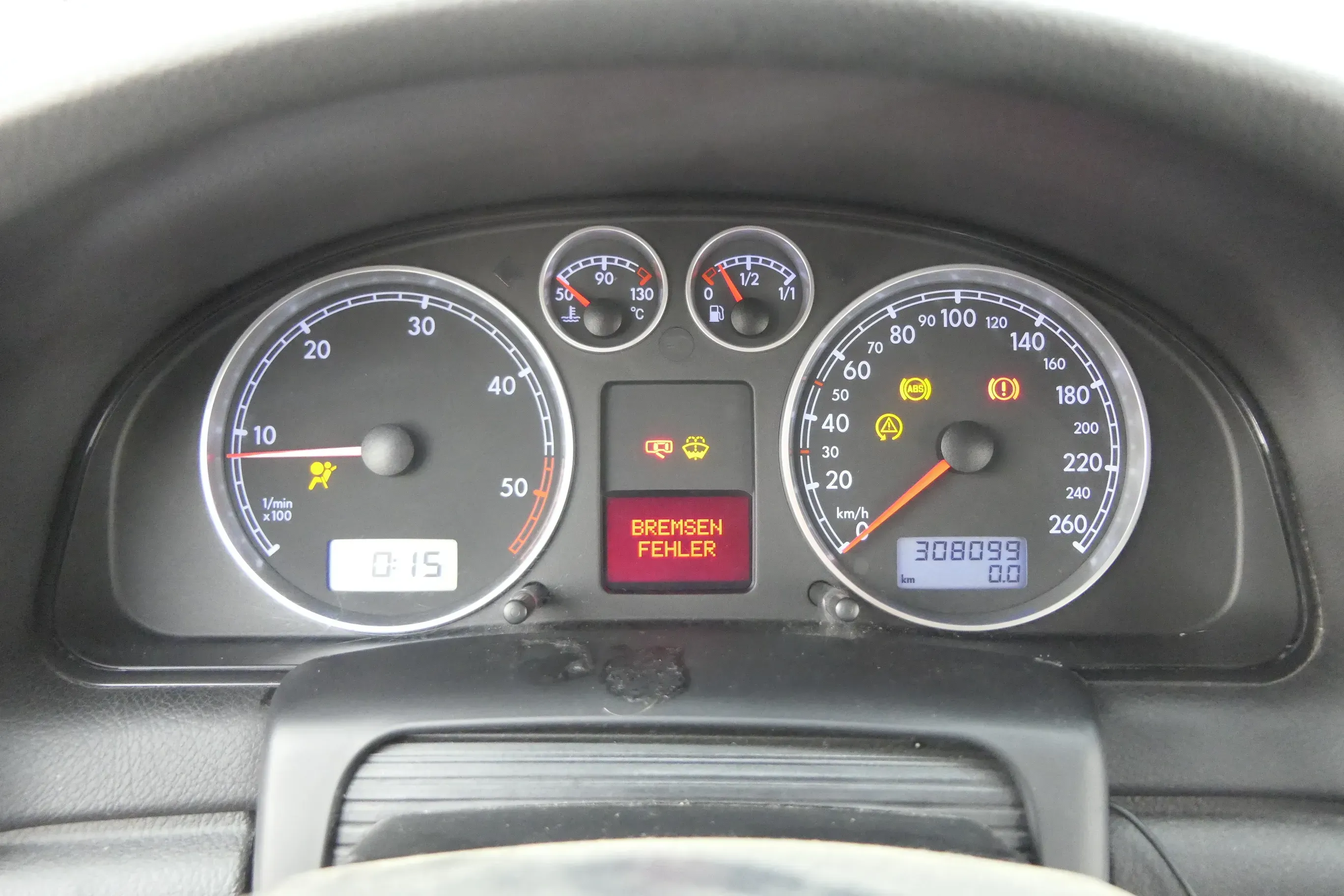 VW Passat 3BG Tacho Tachometer Kombiinstrument 308.000km 3B0920825A Diesel TDI - Bild 1