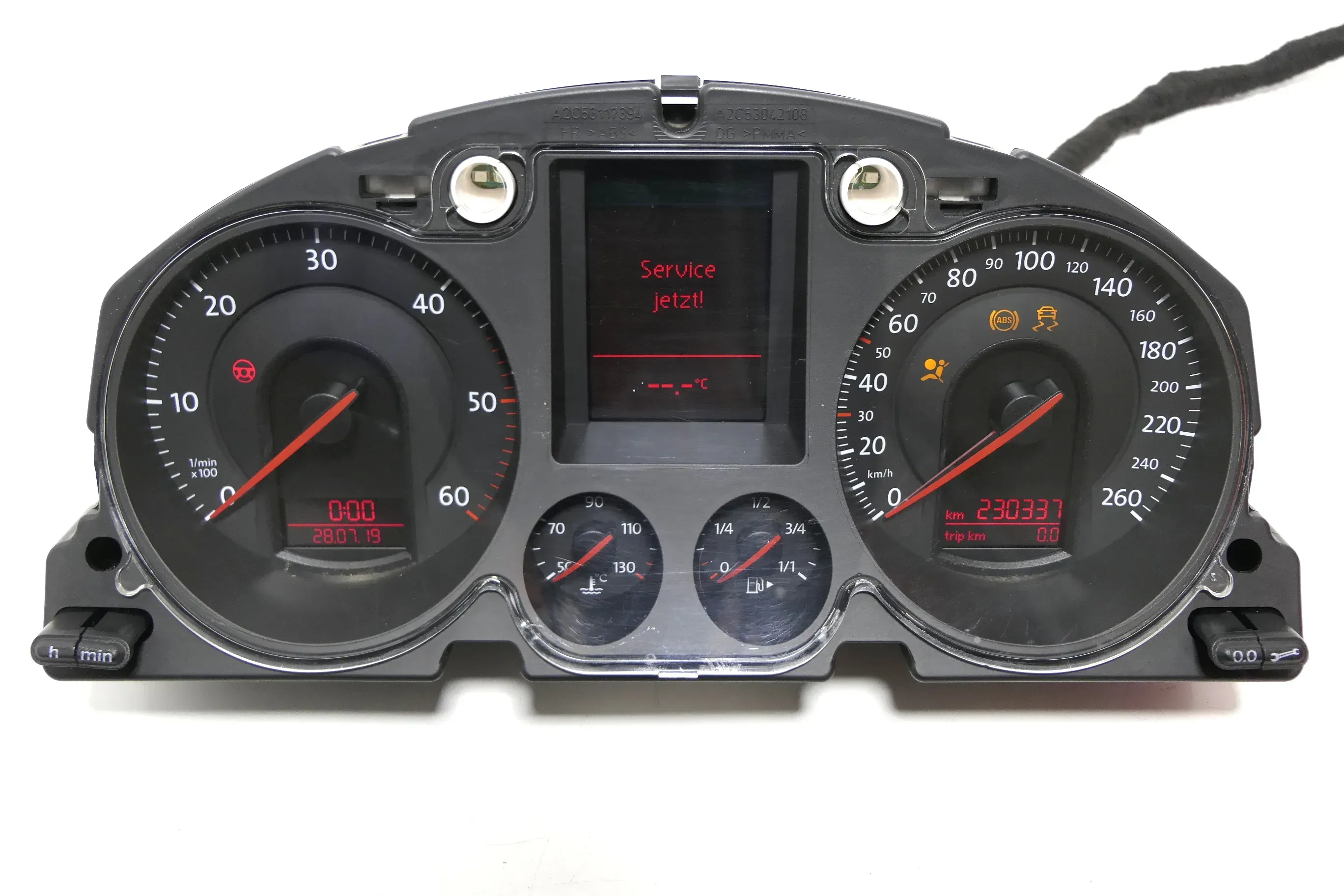 VW Passat 3C Tacho Tachometer 230.000km 3C0920871E Diesel TDI - Bild 1