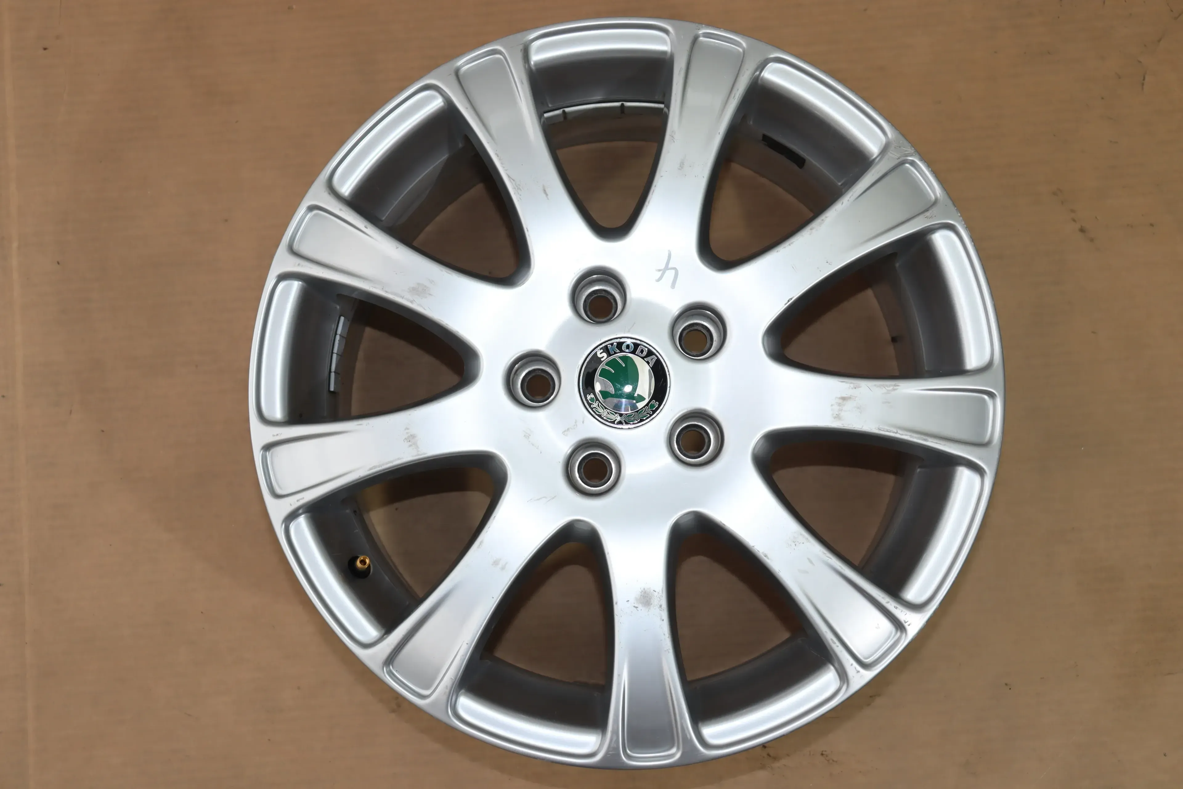 1x Felge Alufelge Skoda Octavia 1Z 7jx17H2 ET54 1Z0601025G 1Z0601025GA Sputnik 3 - Bild 1