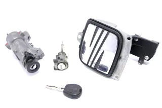 Seat Ibiza 6L Schloßsystem 1xTürschloß Heckschloß 1x Schlüssel Schloß Zündschloß - Bild 1