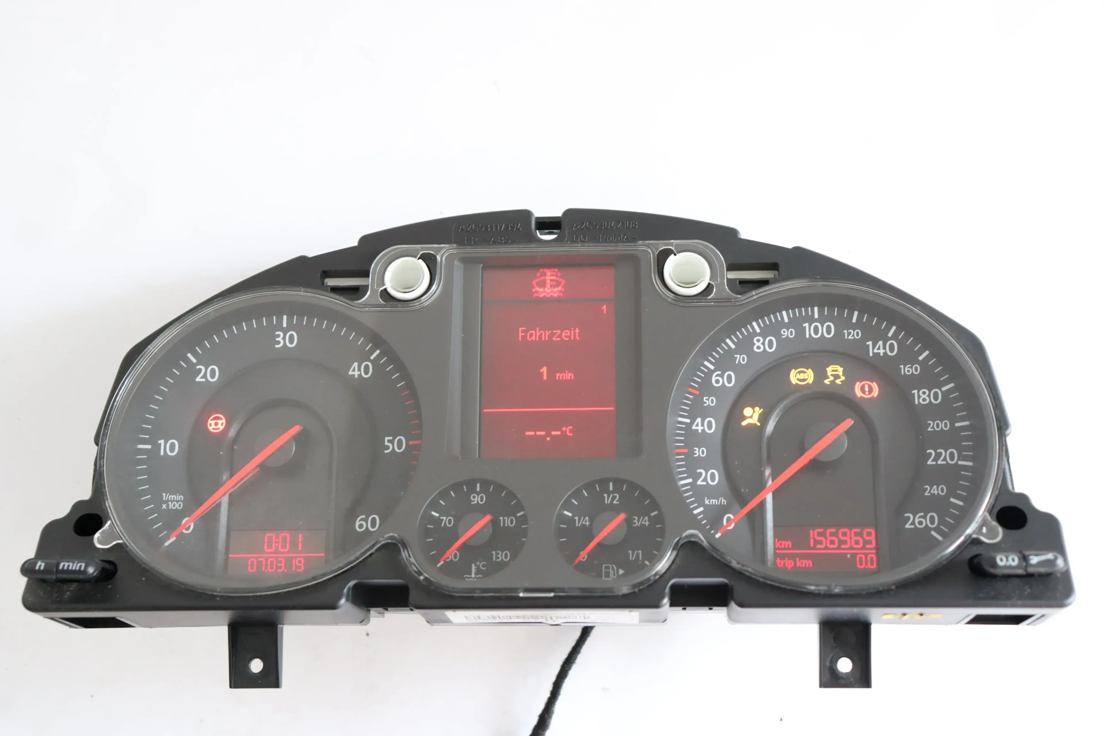 VW Passat 3C Tacho Tachometer 156.000km 3C0920871E Diesel TDI Kombiinstrument - Bild 1