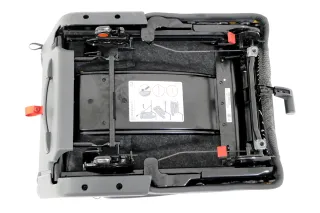 VW Touran 1T Sitz hinten mitte mittig (1. Reihe) Rücksitz anthrazit - 144973 - Bild 2