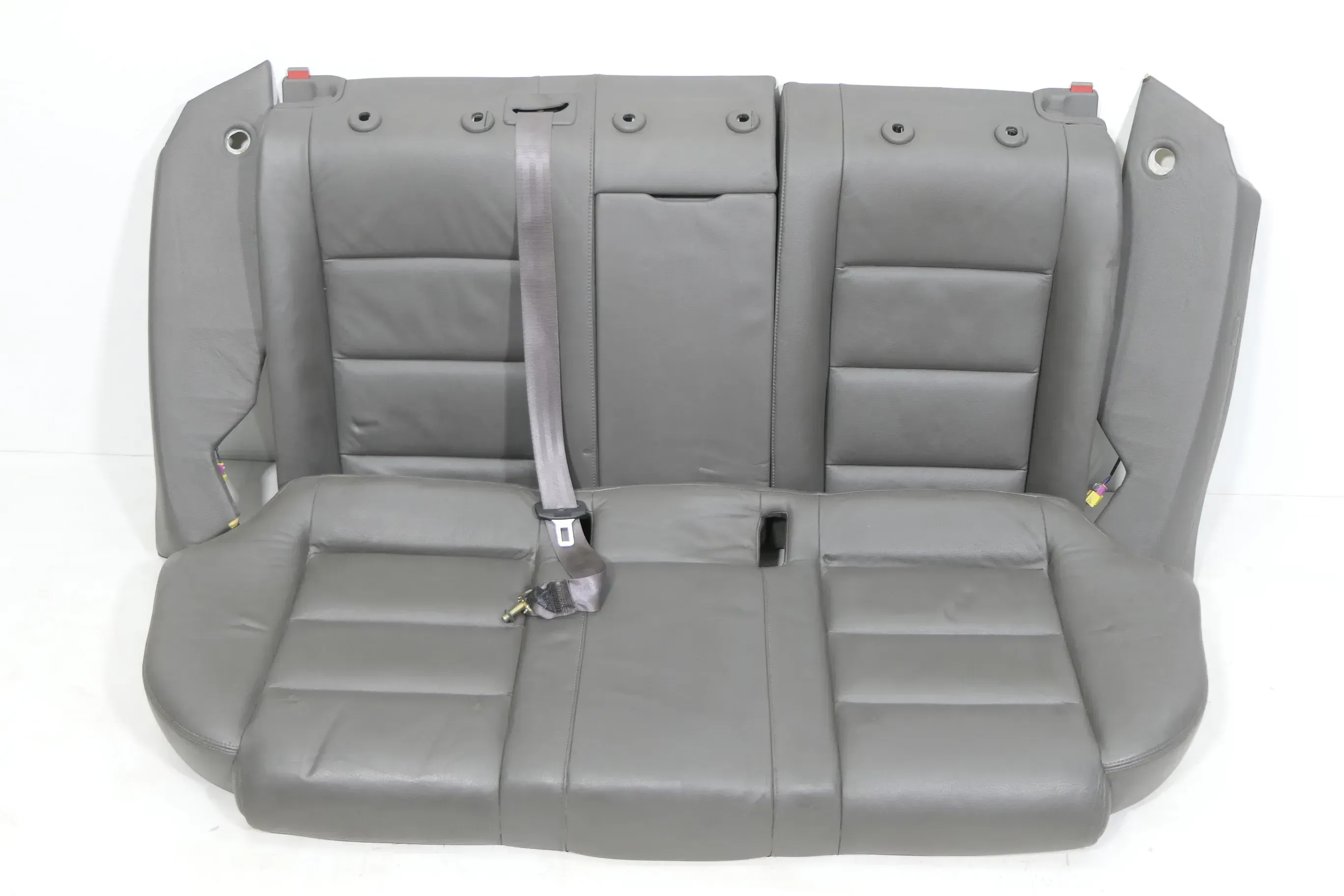 Audi A4 B6 B7 8E Avant Sitz Rückbank Rücksitzbank hinten Leder grau Armlehne Ski - Bild 1