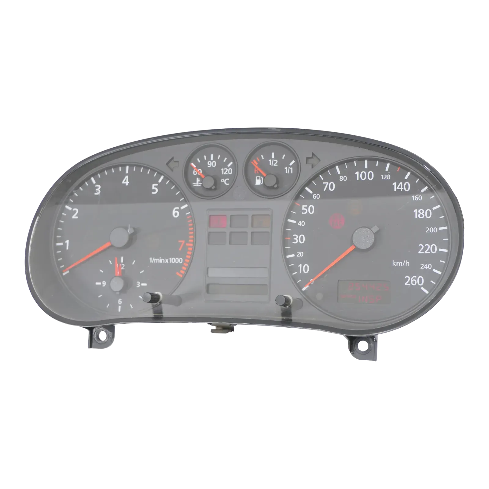 Audi A3 8L Tacho Tachometer Kombiinstrument 8L0919860E 254.425K Benziner 260km/h - Bild 1