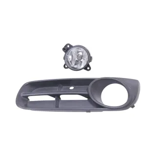 1x Skoda Fabia 5J Nebelscheinwerfer Nebelleuchte rechts+ Gitter Blende Abdeckung - Bild 2
