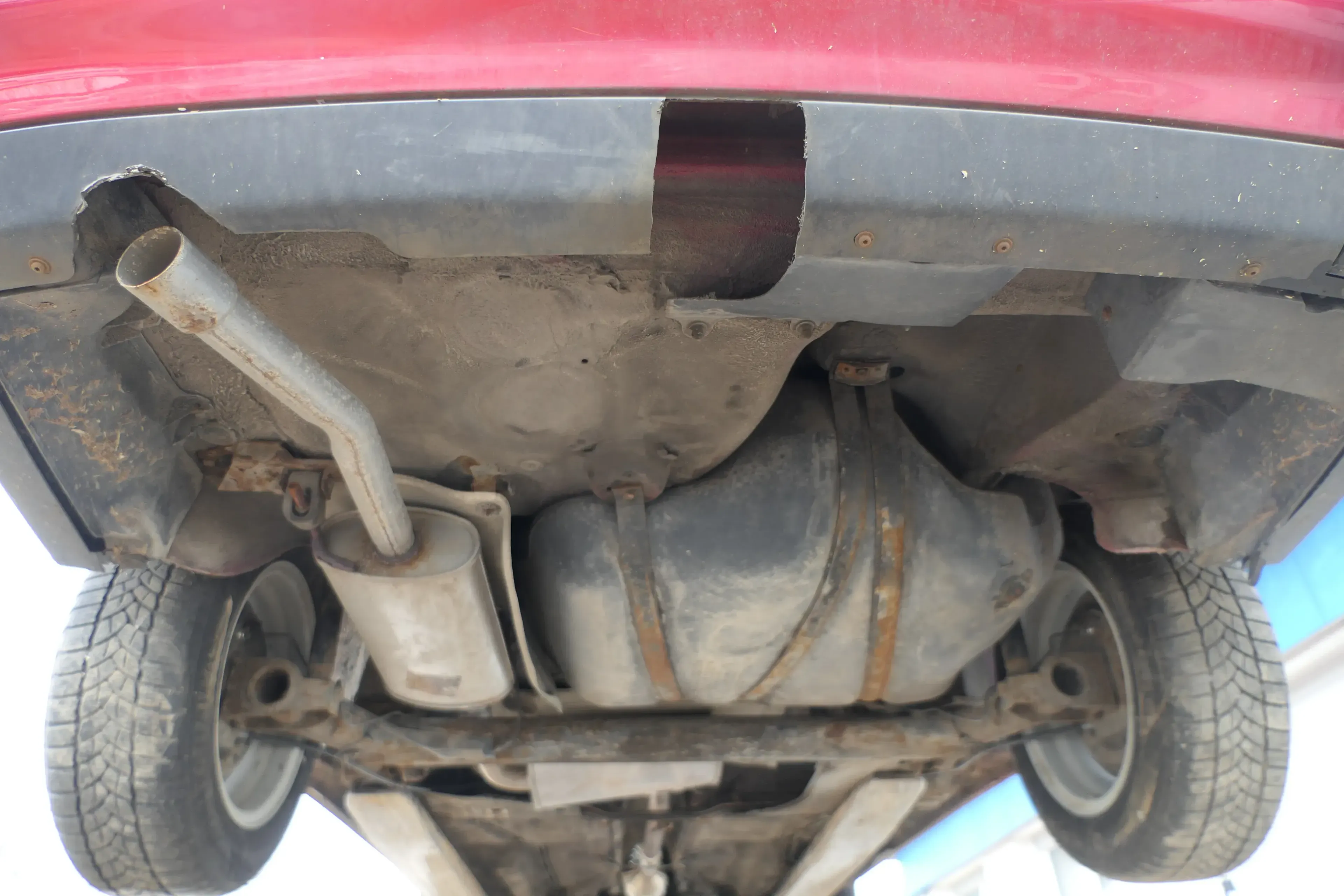 Passat 3A 35i Auspuff Endschalldämpfer Mittelschalldämpfer  1,8 2,0 ADY ABS 2E A - Bild 1