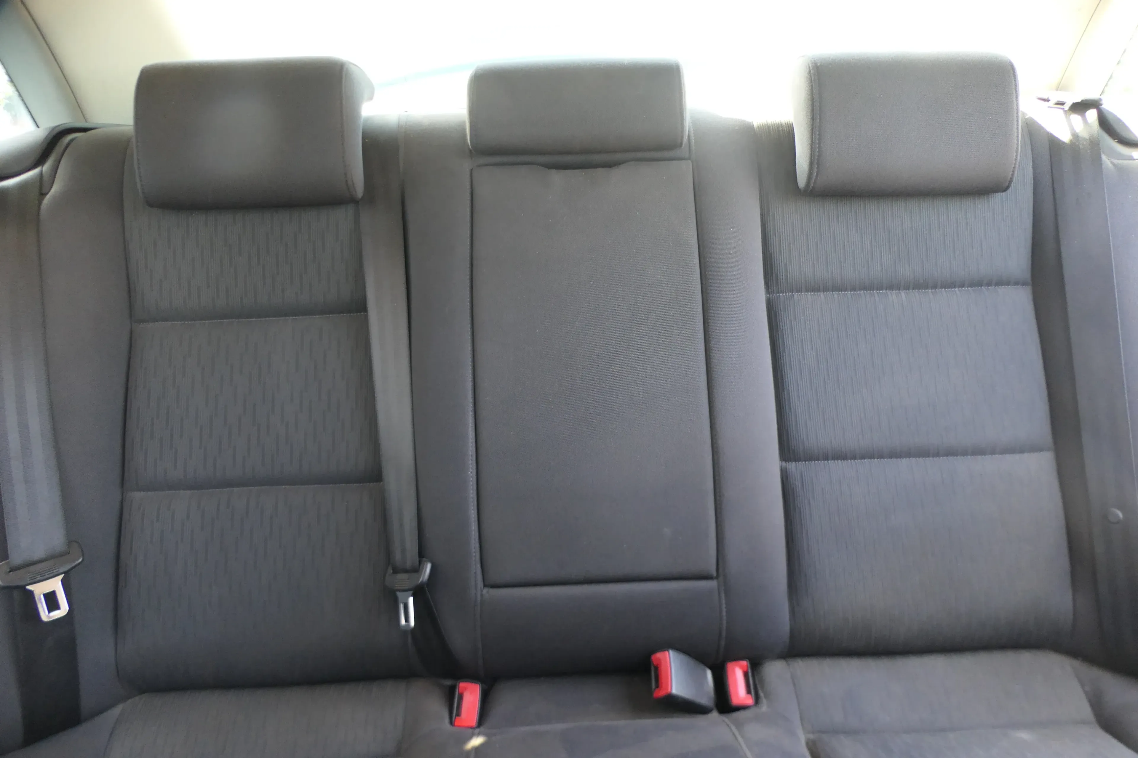 Audi A4 B6 B7 8E Limousine Sitz Rückbank hinten schwarz     ohneKopfstütz - Bild 1