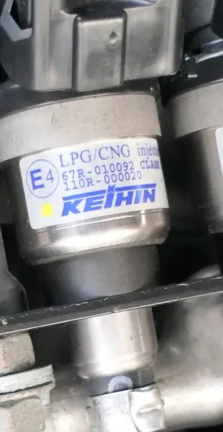Keihin Injektor Einspritzdüse Gas LPG CNG 67R-010092 110R-000020 gelb - Bild 2