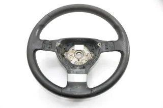 VW Passat 3C Eos Golf 5 Lenkrad 5M0419091 3-Speichen Lederlenkrad Leder - Bild 1