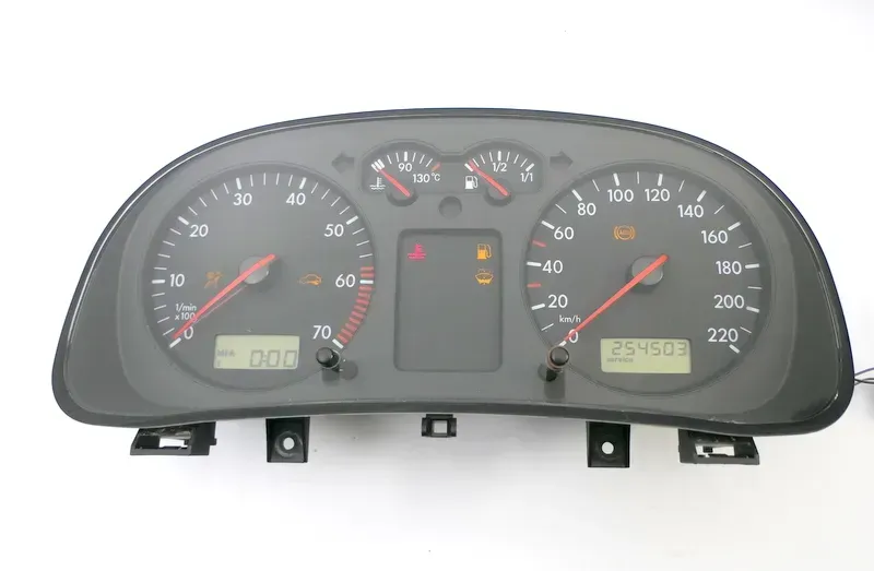 VW Golf 4 Tacho Tachometer Kombiinstrument 254.000km 1J0919880 1,4 16V 75PS 55kw - Bild 1