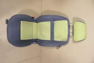 Seat Arosa VW Lupo Sitz vorne links Fahrersitz höhenverstellbar gelb schwarz - Bild 2