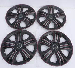 4 Stück Audi A4 B5 A3 Radzierkappe Radkappe 15 Zoll Nachbau Fun - Bild 1
